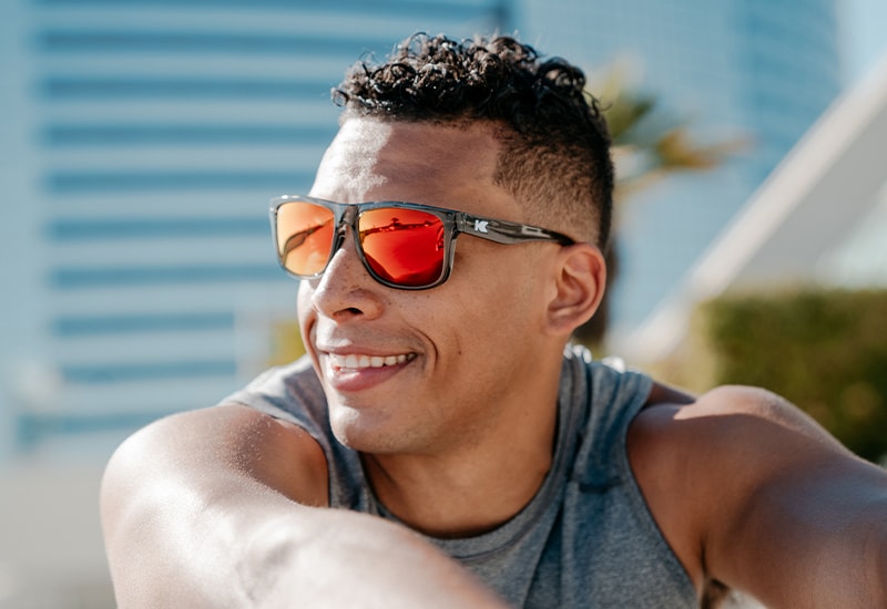 Torrey Pines Sport Clear Grey / Red Sunset